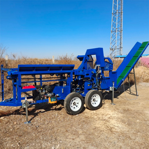 Machines à fendre le bois, fendeuse de bûches 30 tonnes, grand processeur de bois de chauffage avec table d'alimentation combinée - Product Image 4