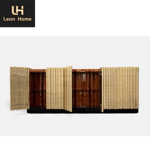 Chất Lượng Cao Sang Trọng <span class=keywords><strong>Sideboard</strong></span> Thiết Kế Thép Không Gỉ Buffet Vàng Tủ <span class=keywords><strong>Sideboard</strong></span> Cho Biệt Thự - Product Image 5