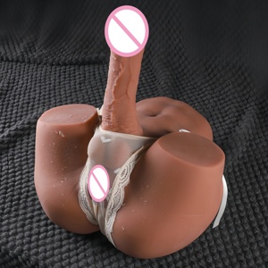 Poupée sexuelle transgenre avec torse élastique, double pénétration (vagin et anus), jouet sexuel masculin, dispositif pour la communauté masculine - Product Image 3