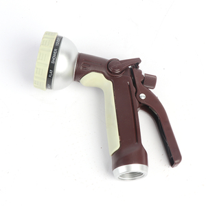 Garden Water Guns High Pressure Adjustable 10 Pattern Hose <b>Spray</b> Gun with Rear Hose ABS+PP+TPR Material - Product Image 3