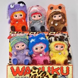 WAKUKU Mainan Lucu Imut Boneka <span class=keywords><strong>Vinyl</strong></span> Plush Dengan Dudukan Mainan Boneka Kotak Terbuka Maomao Seri Pesta Trendi Figur Kartun Anime Bentuk <span class=keywords><strong>3D</strong></span> 17CM 6 - Product Image 1