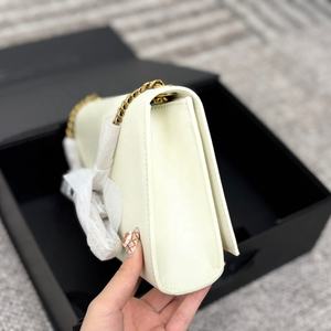 新款奢华女式真皮手提包，时尚包，带字母装饰，涤纶内衬，四季通用手提包 - Product Image 4