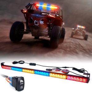 Barre lumineuse LED arrière de 36 pouces avec 7 modes de clignotement, barre lumineuse arrière à clignotement IP65 avec interrupteur double et à bascule intégré pour SSV ATV UTV RZR SXS 4X4 - Product Image 5