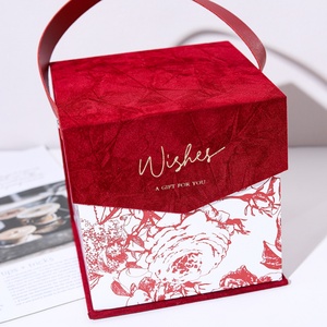 Boîtes à bonbons en carton rigide personnalisées avec couvercles Haute qualité 3 tailles pour l'emballage de cadeaux - Product Image 5