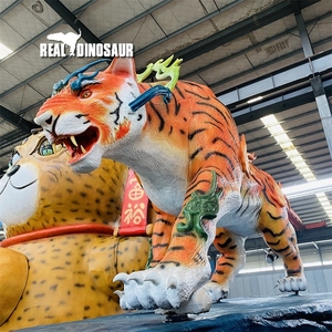 Modèle Smilodon Animatronic <span class=keywords><strong>de</strong></span> <span class=keywords><strong>l</strong></span>'<span class=keywords><strong>âge</strong></span> <span class=keywords><strong>de</strong></span> <span class=keywords><strong>glace</strong></span> d'animal <span class=keywords><strong>de</strong></span> simulation grandeur nature modèle personnalisé - Product Image 4