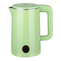 Bouilloire électrique 1,5 L en acier inoxydable 1500 W avec contrôle de température, ébullition rapide, portable, pour la maison, l'hôtel et le thé