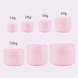 Tarro cosmético de plástico blanco vacío 50g PP cilindro tarros de crema contenedor de crema Facial recargable para champú loción embalaje - Product Image 6