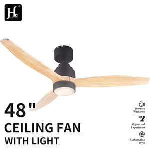 Ventilador de Techo LED de 52 Pulgadas con Luz, Cuerpo de Hierro, 3 Aspas, Control Remoto de 6 Velocidades, Motor DC de Bajo Perfil, Diseño Moderno - Product Image 4