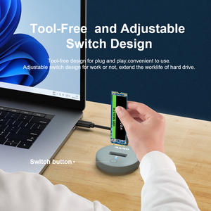 <span class=keywords><strong>Station</strong></span> d'accueil MAIWO K1698P2 sans outil, type C, M.2 <span class=keywords><strong>NVMe</strong></span>/SATA SSD, plastique ABS, USB3.2 Gen2 10 Gbps - Product Image 6