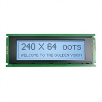 Modules LCD STN Cob 24064 de haute qualité à vente chaude, écran LCD graphique monochrome 240*64 avec rétroéclairage