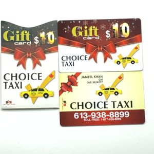 Cartes de visite en PVC de forme personnalisée, design unique - Product Image 1