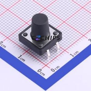 K2-1103DP-P4SW-04 Tactile Switch Through hole Component (THT)-4P,12x12mm Switch 2.5N Through Hole 12mm 12mm - Product Image 1