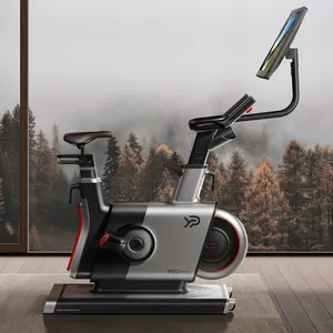YPOO - Bicicleta para ciclismo indoor silenciosa, equipamento magnético para exercícios, bicicleta giratória doméstica com aplicativo YPOOFIT, nova fábrica