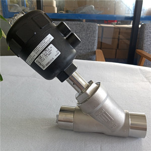 วาล์วแบบ Angle Seat Burkert 2000 DN40 PTFE 316 สแตนเลสสตีล เชื่อมต่อแบบเชื่อม แรงดันสูงสุด 16 บาร์ - Product Image 3