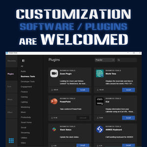 Panel de Control de Transmisión HSV293S | 15 teclas visuales y pantalla de monitoreo lateral | <span class=keywords><strong>Software</strong></span> y escena personalizable - Product Image 4