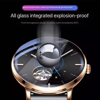 Protecteur d'écran en verre trempé transparent anti-rayures 2.5D de qualité AAA ultra-fin à couverture complète pour Watch 6 40 mm
