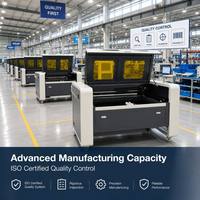 Graveur laser CO2 1390/1610 pour acrylique et pierre, machine CNC automatique avec contrôle Ruida, neuf