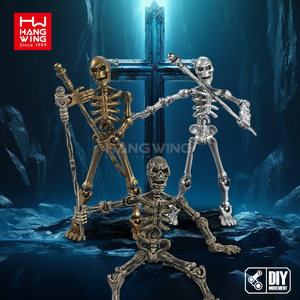 HW Juguete de acción articulado 3D de esqueleto ensamblable, figura de la Legión de Calaveras, modelo de juguete impreso en 3D, muñeco articulado, superventas - Product Image 4