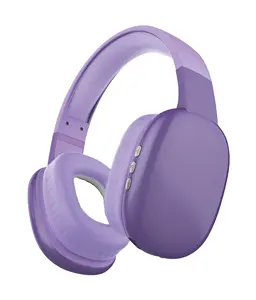 Pods Max casque de jeu stéréo supra-auriculaire antibruit casque sans fil Pg02 avec micro carte TF Casques et écouteurs