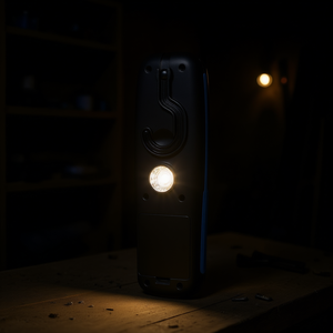 Lámpara de Trabajo Portátil Fervi Magnética de 24 LED, Sin Cables, Fabricada en Italia - Product Image 3