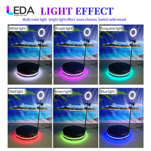 LEDA 360 Photo Booth Rotation Selfie Stick RGB Fill Light Vidéos Photos 360 Photobooth Machine for Events Party - Product Image 5