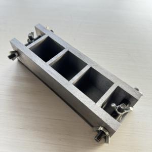 תבנית בדיקת בטון תלת-גופית 50x50x50 מפלדה יצוקה וברזל יצוק - Product Image 5