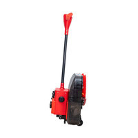 Nettoyeur de sols compact à moteur sans balais, 70W, double moteur, 300-400 tr/min, vitesse réglable, pour petites surfaces