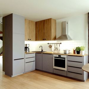 Modern Cabinet Kitchen Furniture Luxury Solid Wood Modern Style Kitchen Cabinets Set - Product Image 1
