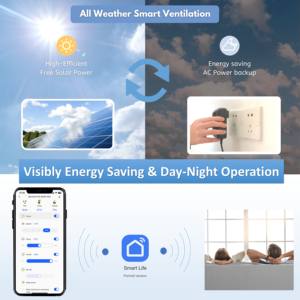 <span class=keywords><strong>พัดลม</strong></span><span class=keywords><strong>ระบาย</strong></span><span class=keywords><strong>อากาศ</strong></span>บนหลังคาแบบใช้พลังงานแสงอาทิตย์สำหรับอุตสาหกรรม  ระบบดูดความร้อน  ควบคุมด้วยรีโมท  เหมาะสำหรับหลังคาขนาดใหญ่ เช่น ห้องใต้หลังคา - Product Image 6