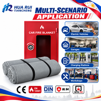 Couverture anti-feu automobile en silicone et fibre de verre haute température DIN EN13501 NFPA701, armoire en acier au carbone pour les flottes d'entreprises aux Philippines