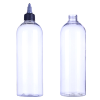 Botella con tapa de boca puntiaguda PET, tintas de impresión de pigmentos, botella de salsa de plástico químico, accesorios de cocina al por mayor, botellas