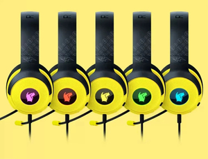 <span class=keywords><strong>Razer</strong></span> <span class=keywords><strong>Kraken</strong></span> V3 X Pikachu <span class=keywords><strong>Auriculares</strong></span> para juegos con cable RGB con PRINCIPIO DE vocalismo dinámico Dispositivo de audio para juegos de diadema - Product Image 4
