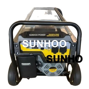 Generador de gasolina Sunhoo 3800EW 2.8Kw 220V 50Hz monofásico con ruedas y asa para uso doméstico - Product Image 5