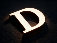 Letrero Luminoso LED Personalizado de Fábrica, Letras Acrílicas 3D, Letrero Exterior para Negocios, Letrero Iluminado LED para Nombre de Tienda