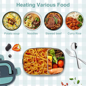 Boîte à lunch chauffante électrique portable 110v/220v, très vendue, pour réchauffer les aliments en extérieur - Product Image 4