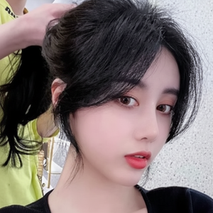 Noir 5P C Curl Side Hair Tick Accessoires de coiffure Postiche - Product Image 1