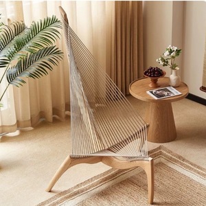 Fauteuil <span class=keywords><strong>de</strong></span> jardin moderne <span class=keywords><strong>de</strong></span> luxe pour hôtel, en teck, résistant aux intempéries, avec <span class=keywords><strong>corde</strong></span> tressée, chaise longue individuelle, mobilier <span class=keywords><strong>de</strong></span> jardin - Product Image 2