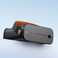 USAMS 2023 Banque d'alimentation haute puissance 80000 mAh Kit de chargeur portable A+C 5 ports de sortie Station d'alimentation numérique pour l'extérieur