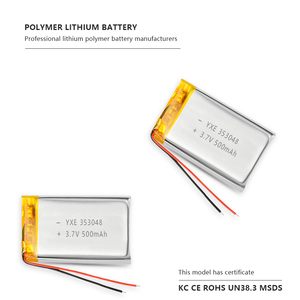 An toàn cao 3.7V/500mAh Pouch pin <span class=keywords><strong>Lithium</strong></span> ion có thể sạc lại nhỏ người tiêu dùng điện tử mô hình 353048 - Product Image 5