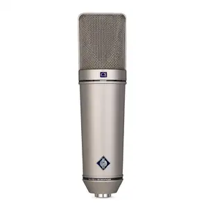 U87AI profesyonel 48V kablolu Venom manyetik mikrofon 34mm büyük diyafram 87AI kayıt Podcasting taşınabilir hoparlör
