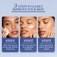 Crème hydratante pour le visage avec acide hyaluronique extrait de rose hyaluronate de sodium hydratant en profondeur crème de soin nourrissante et lissante pour la peau