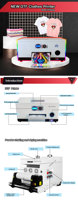 Printer DTF Stok AS Dual XP600/I1600 dengan Sirkulasi Tinta Putih untuk Pencetakan Kaos