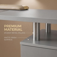 Table de manucure avec collecteur de poussière et casiers à vernis à ongles, bureau de manucure, mobilier de salon de beauté, table de salon de beauté
