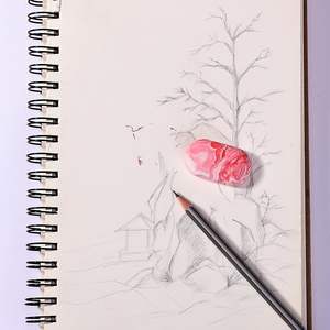 Kit lukisan seni Rock Mini Diy, kustom lukisan batu cairan tidak beracun untuk anak-anak, Set mainan menggambar uniseks dengan batu datar alami - Product Image 2