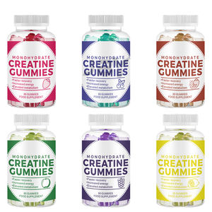 เจบีวาย ครีเอทีนกัมมี่แบบขายส่งสำหรับผู้ใหญ่ อาหารเสริมพลังงานจากธรรมชาติสำหรับการฝึกซ้อมในยิมและเสริมสร้างกล้ามเนื้อ - Product Image 1