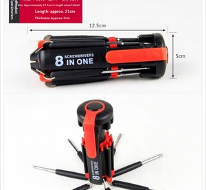 Juego de Destornilladores de Acero de 20-40 Piezas con Cabeza Cruzada, Acabado Cromado, Mango de Plástico, Punta Magnética, Luz LED - Herramientas de Reparación de Automóviles y Bricolaje - Product Image 2