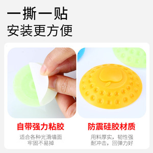 Silicone Door Handle <b>Protector</b> Random Colors Easy Installation Anti-collision For Refrigerator <b>Glass</b> Door - Product Image 5