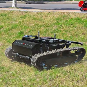 Cortacésped Robótico a Control Remoto de Última Generación: Mini Robot Desbrozador de Césped con Cuchillas Rotatorias - Product Image 3
