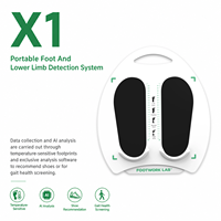 FOOTWORK LAB Système d'analyse portable de la pression plantaire et des membres inférieurs avec détection de température, scanner de pied, garantie 1 an, en stock