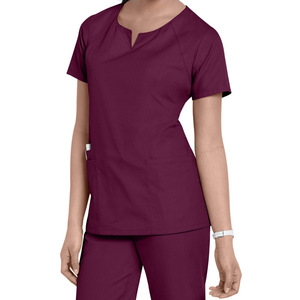 Femminile RTS tessuto tessuto Spa personale di bellezza e infermiera ospedaliera uniforme Scrub Top - Product Image 3